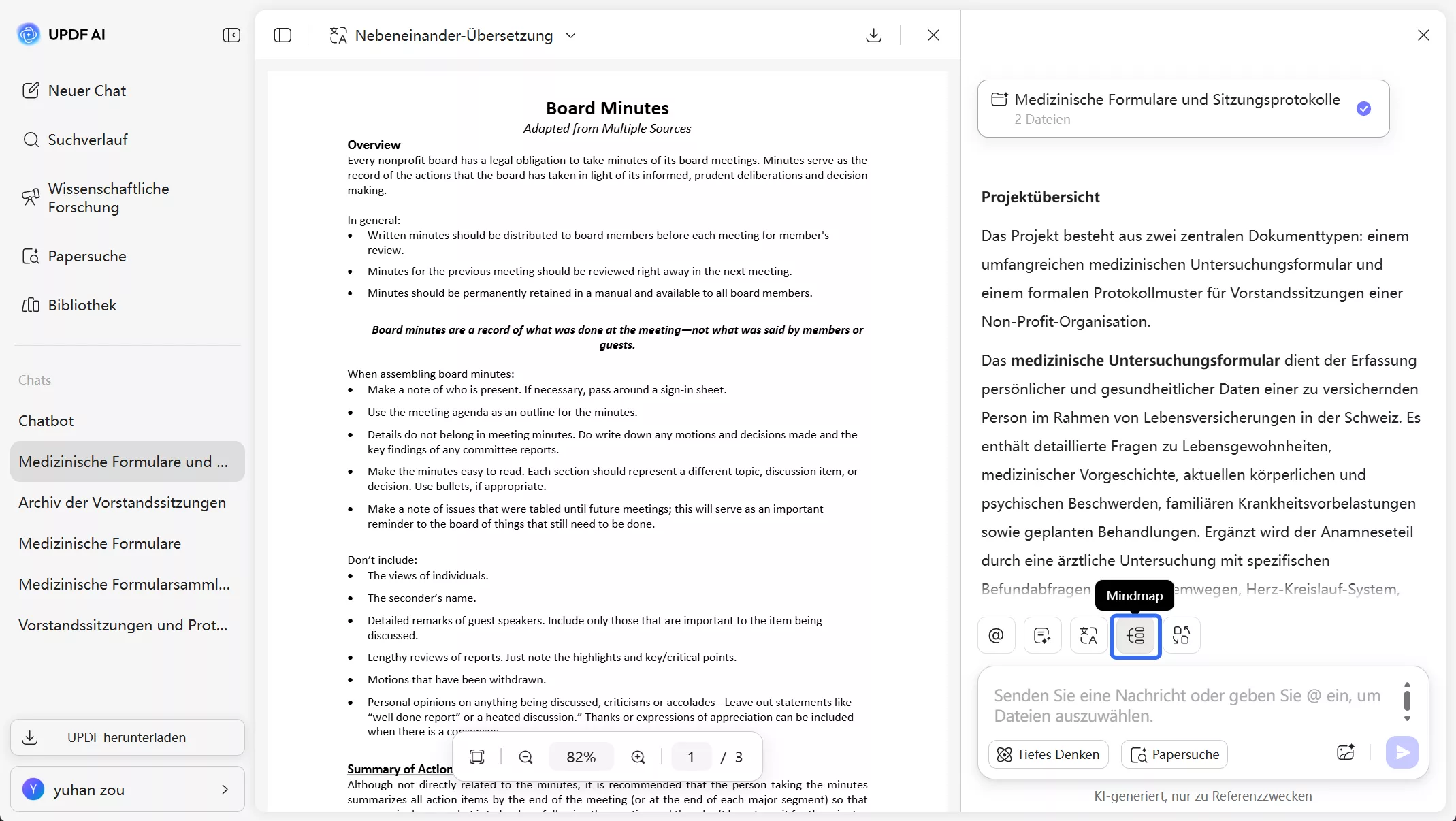 Mindmaps aus PDFs erstellen