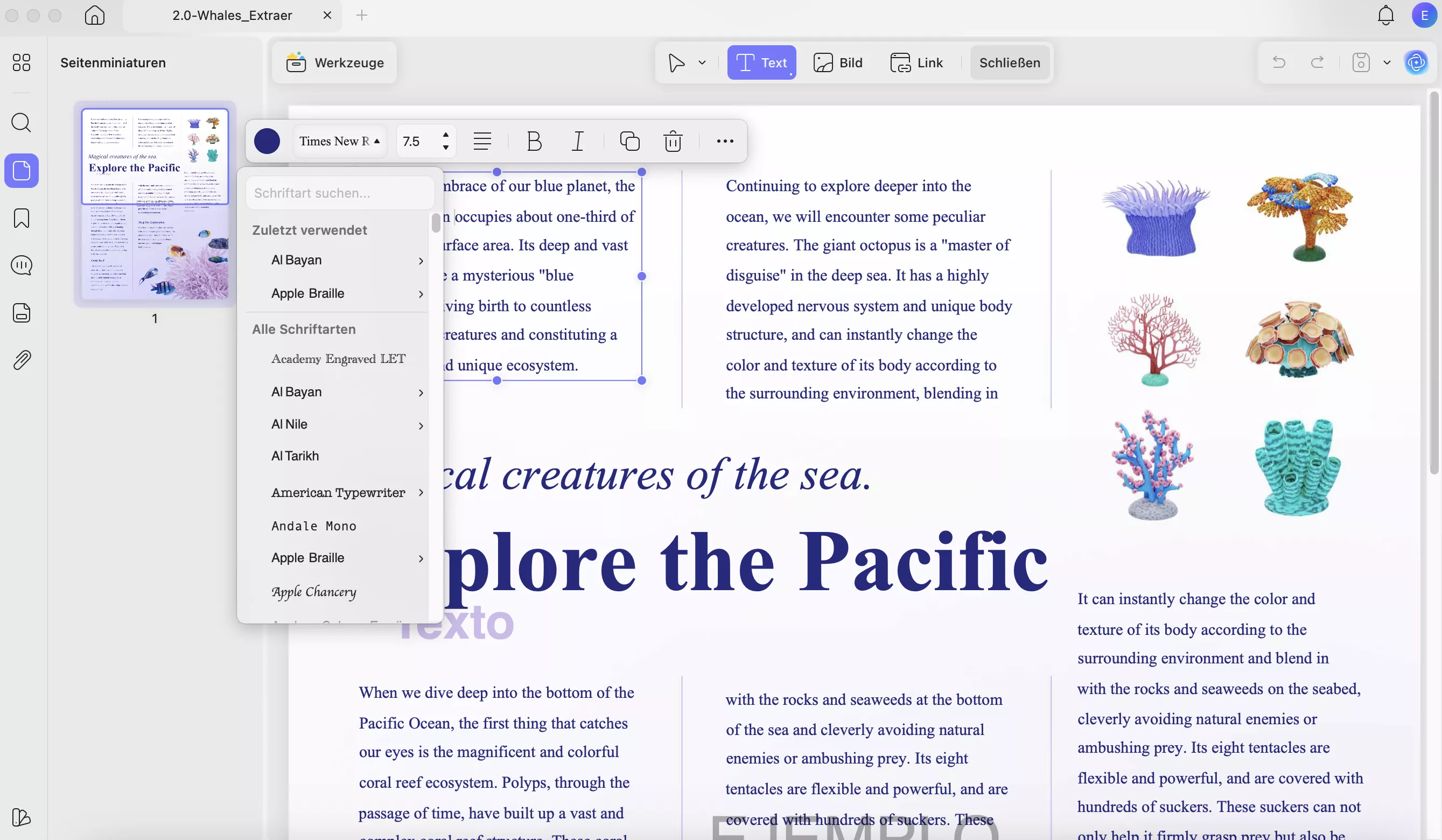 PDF bearbeiten