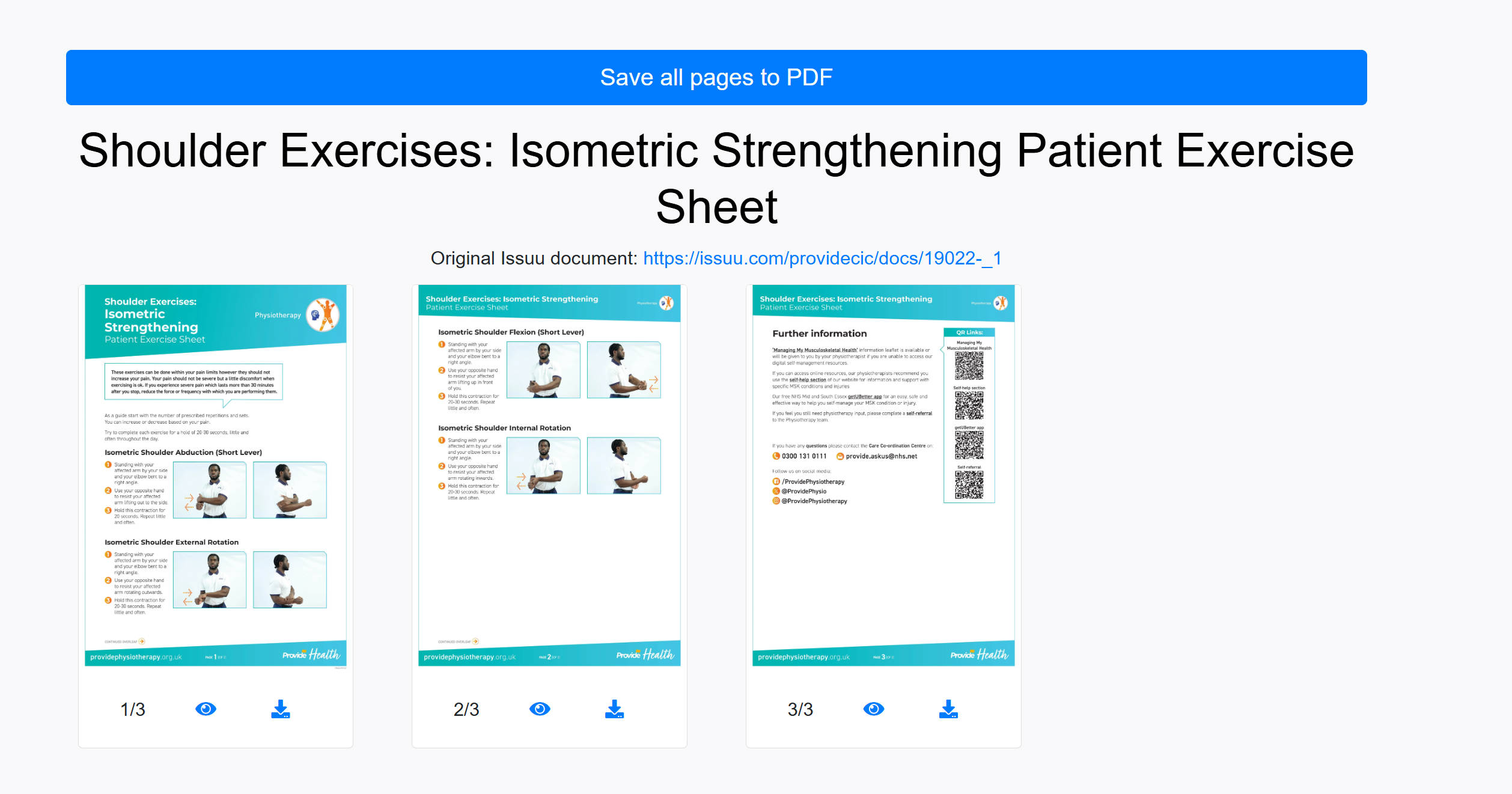 Save all pages to pdf with issuu download