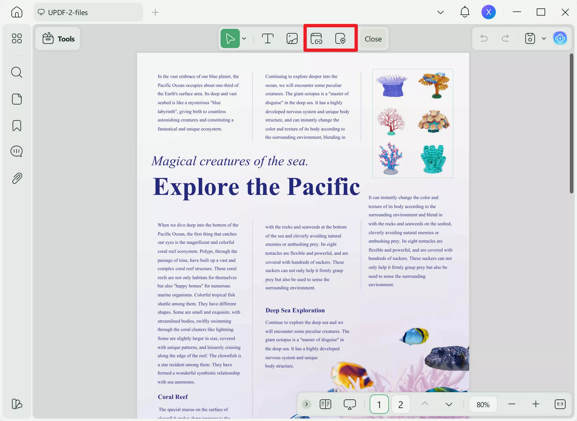 pdf not recognizing text add link to pdf with updf.