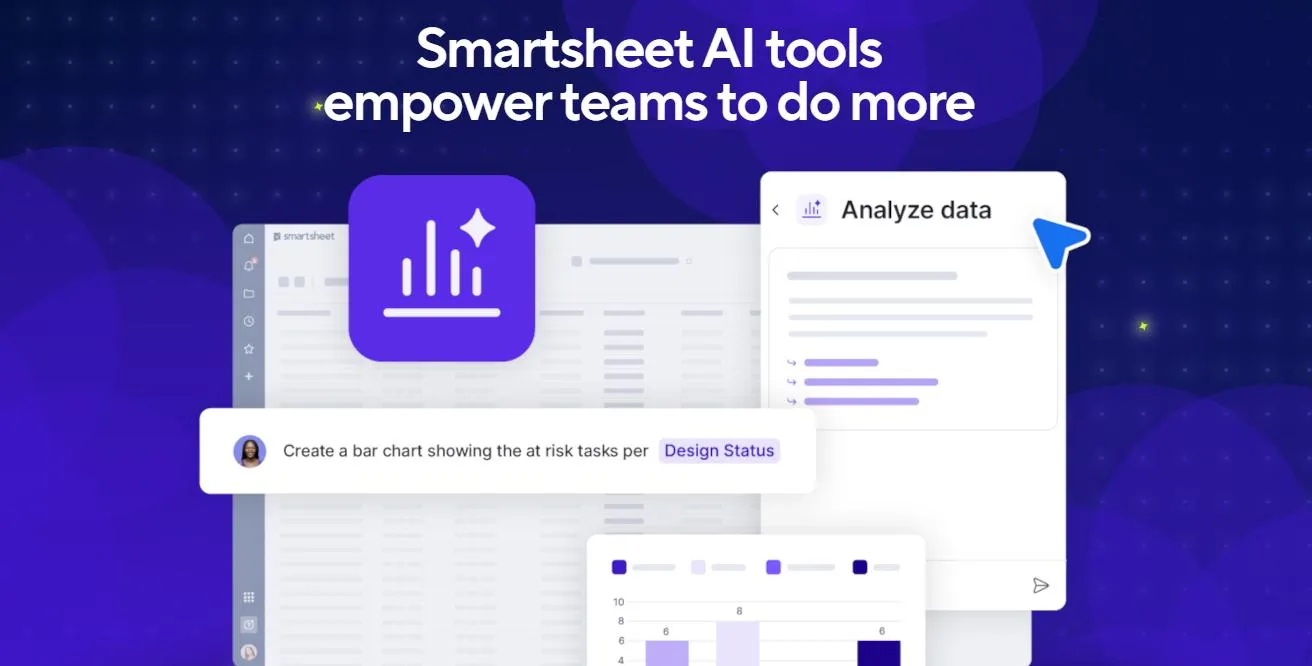 Smartsheet AI website interface
