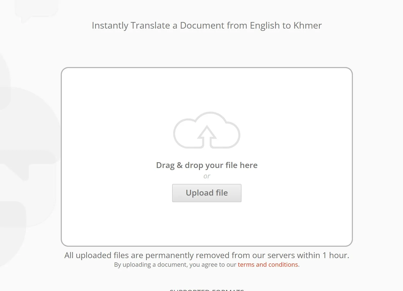 translate english to khmer pdf Online Doc Translator