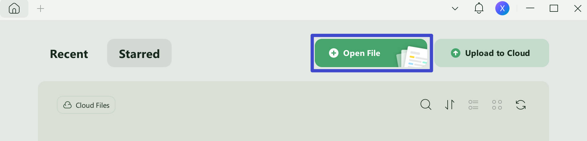 open file updf windows
