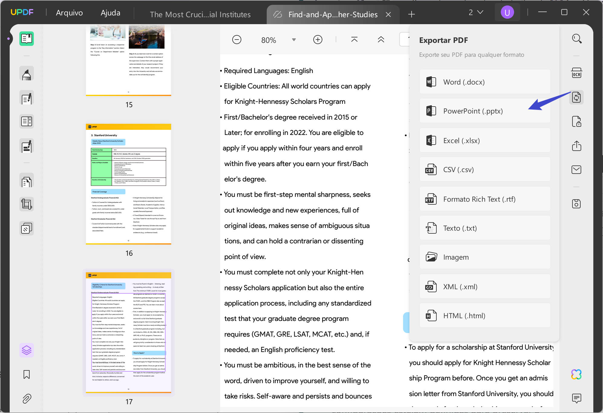 converter pdf para ppt sem alterar a fonte uppdf
