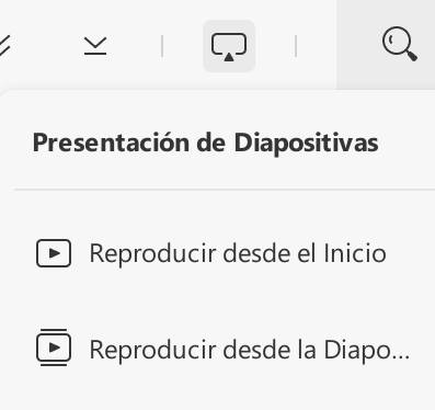 convertir pdf a ppt sin cambiar la fuente reproducir desde la diapositiva actual