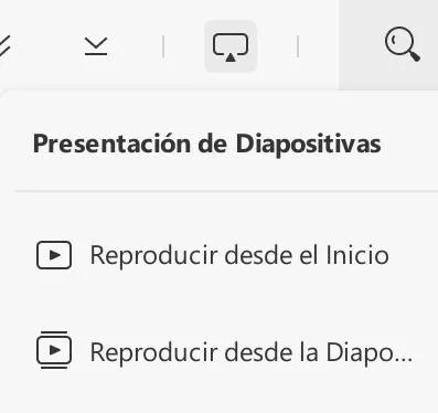 convertir pdf a ppt sin cambiar la fuente reproducir desde la diapositiva actual