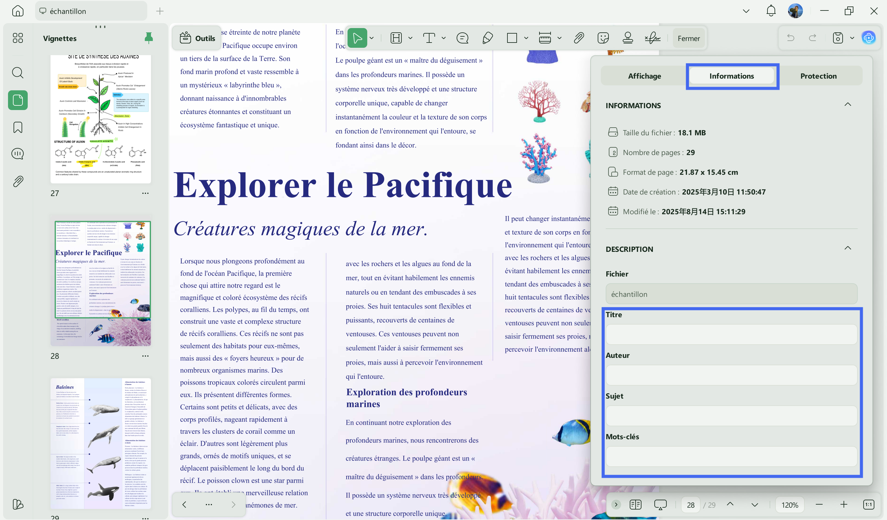 comment changer le titre du pdf updf