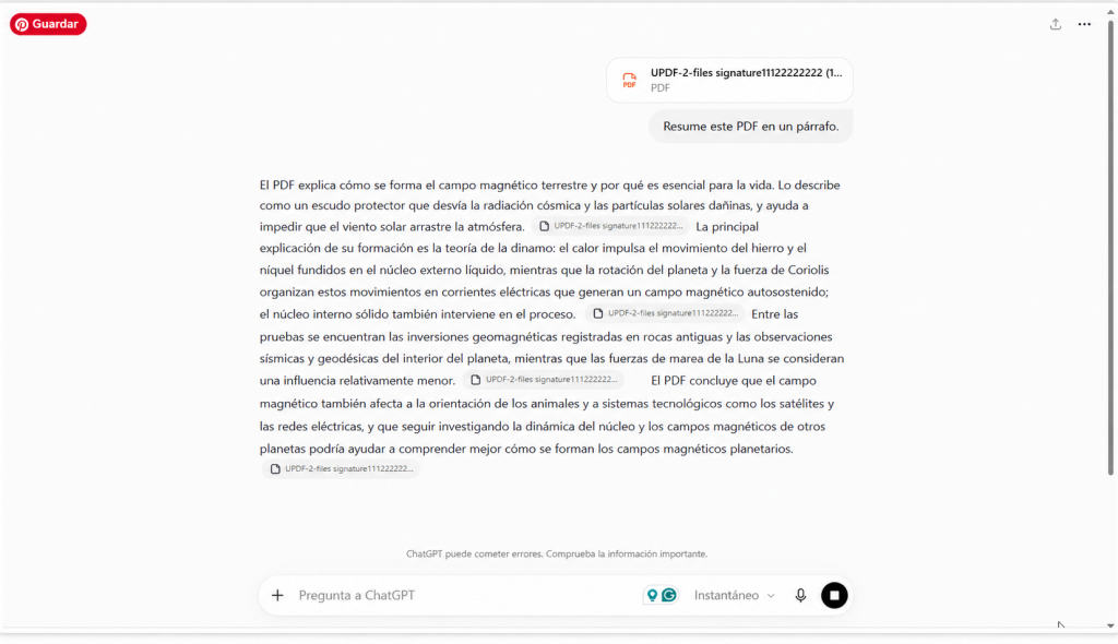 Resumir un PDF con ChatGPT