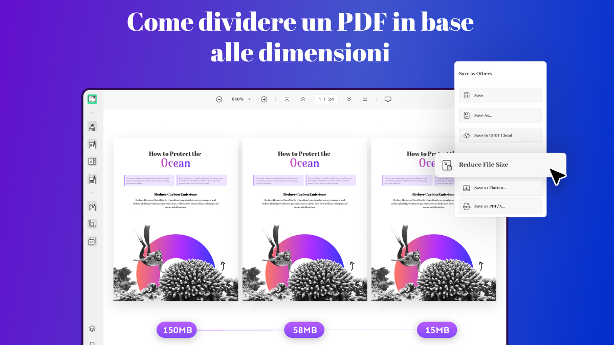 Come dividere un PDF in base alle dimensioni