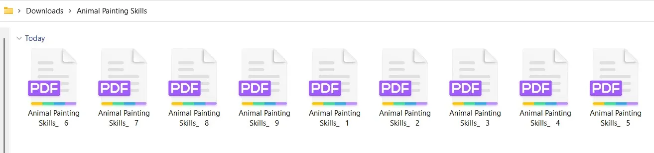 PDF nach Größe aufteilen, fertig