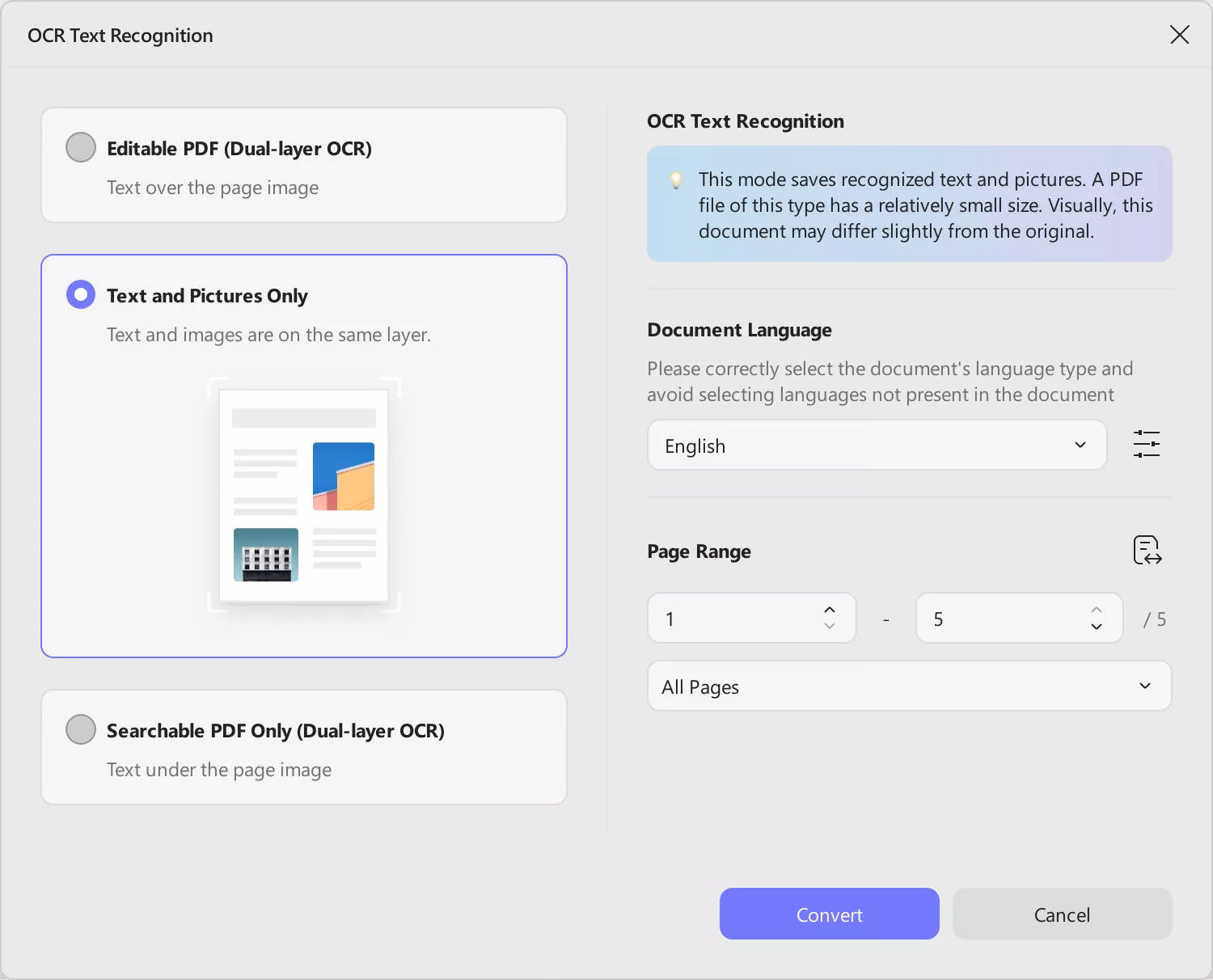convert pdf to image only one with UPDF