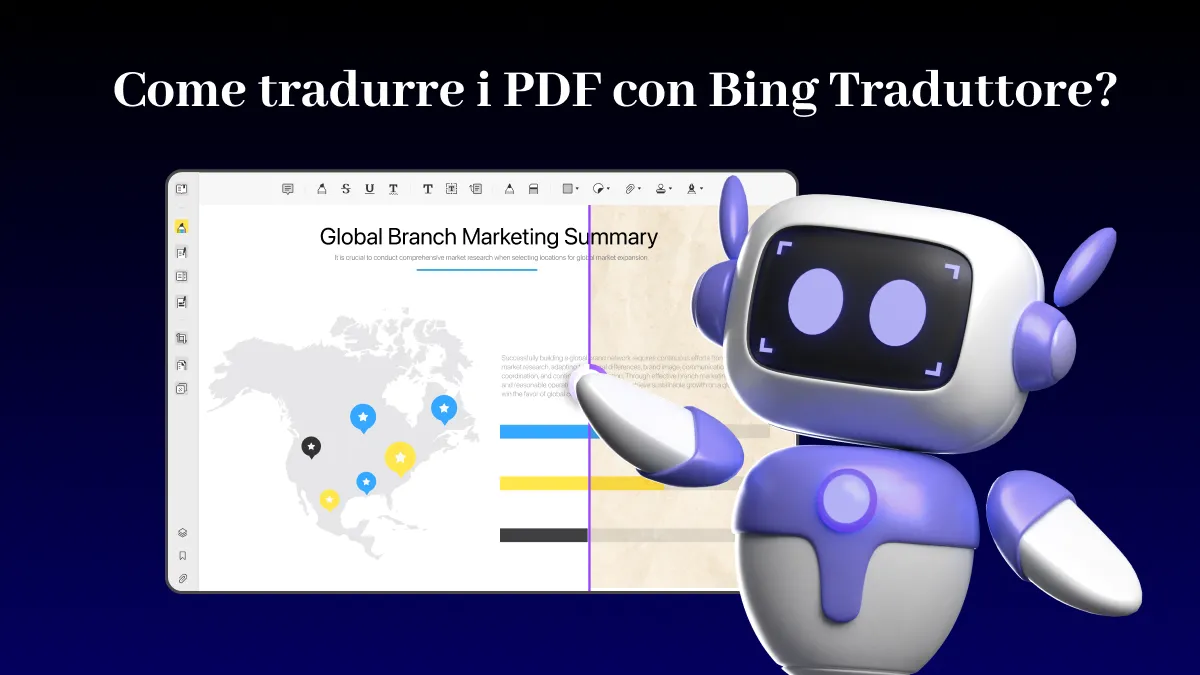 Come utilizzare Bing traduttore alla traduzione di PDF?