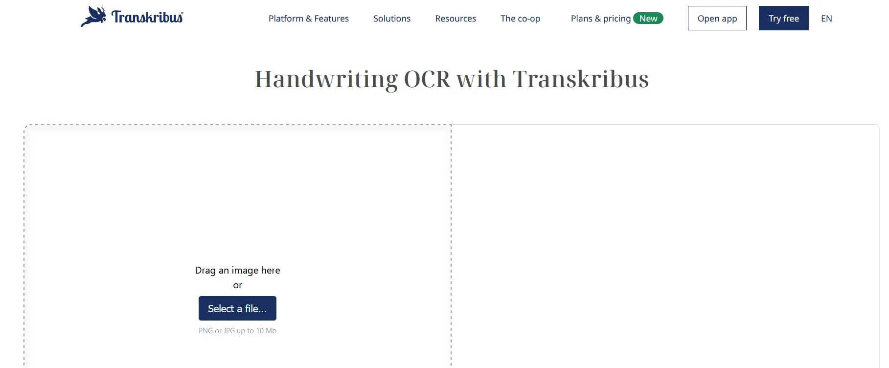 ocr from handwriting transkribus