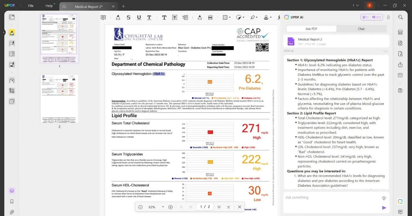 utilizzare AI per analizzare i referti medici