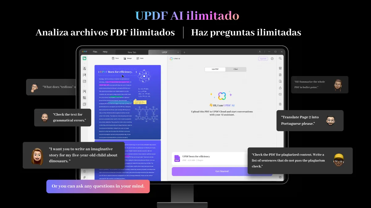 redactor de informes de IA UPDF impulsado por IA