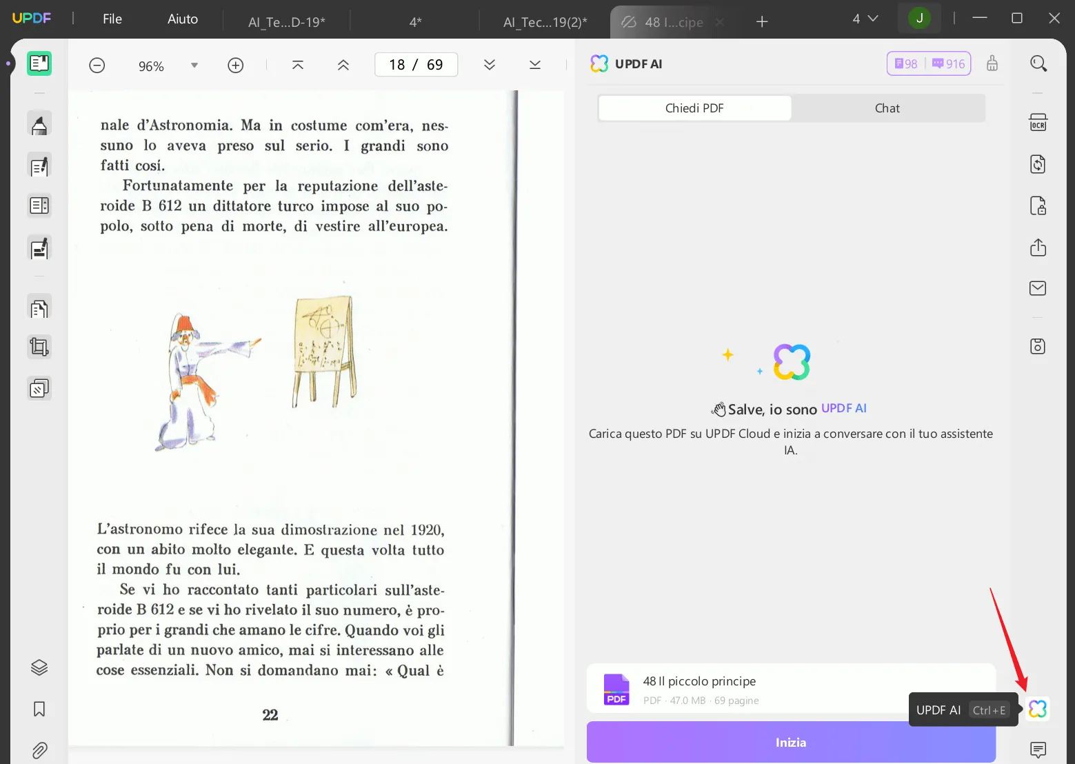 Scrivi una lettera di raccomandazione in formato PDF