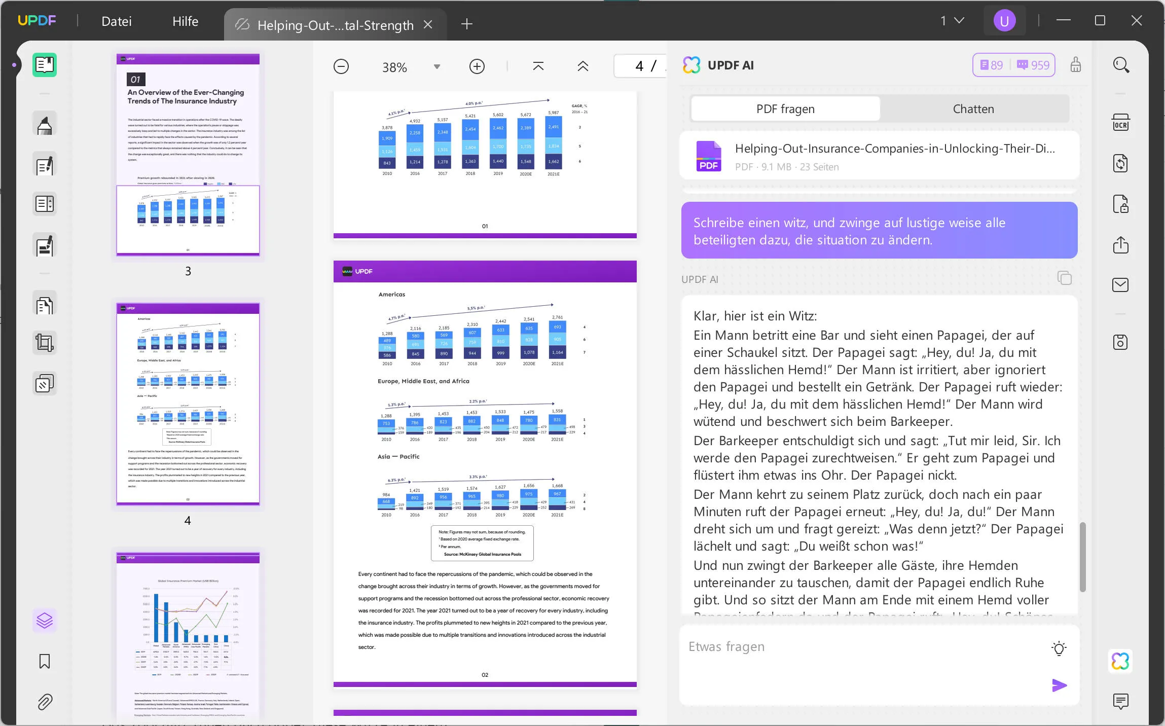 UPDF Ai Der beste KI-Witzgenerator und PDF-Tool