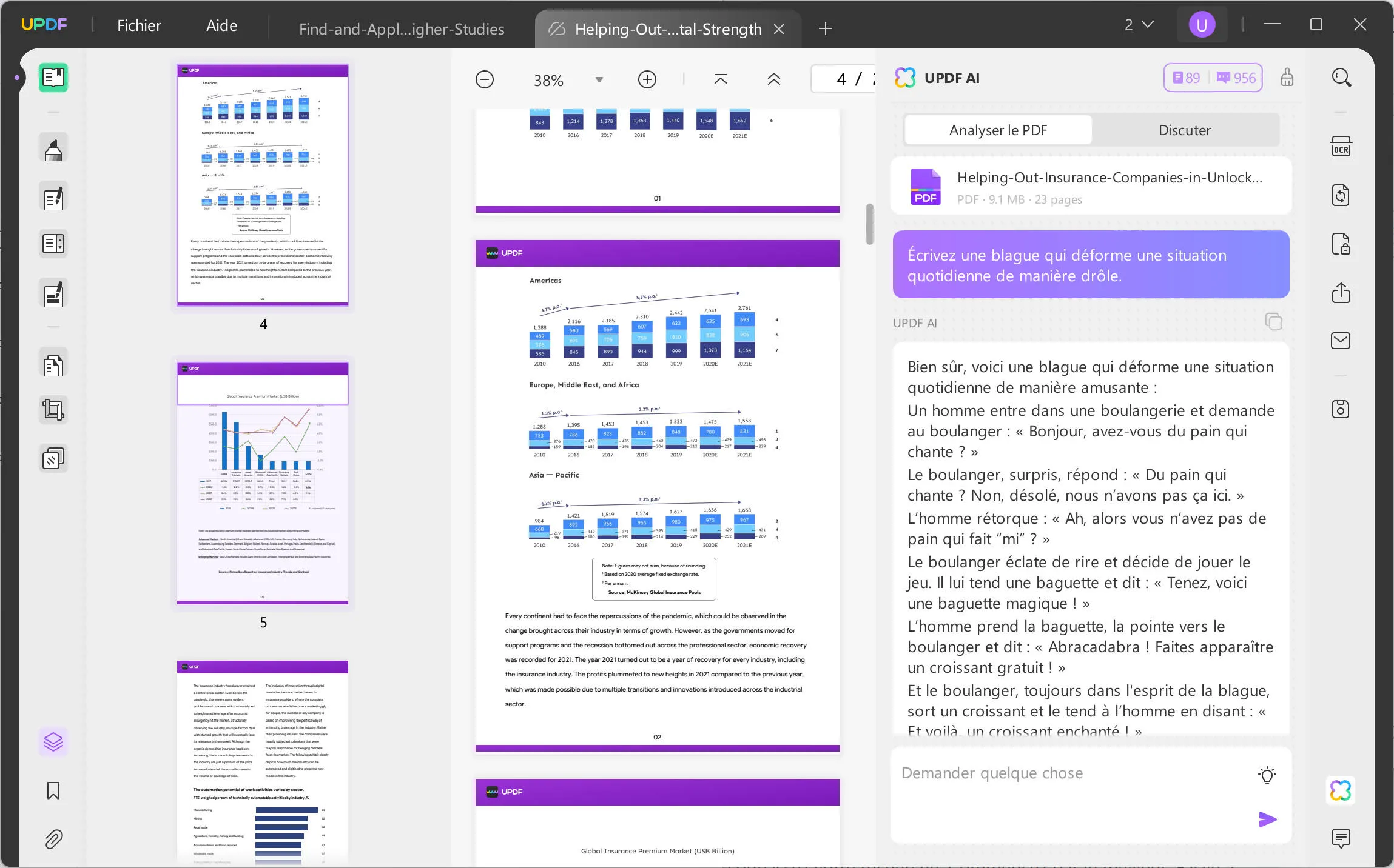 UPDF Ai Le meilleur générateur de blagues IA et outil PDF