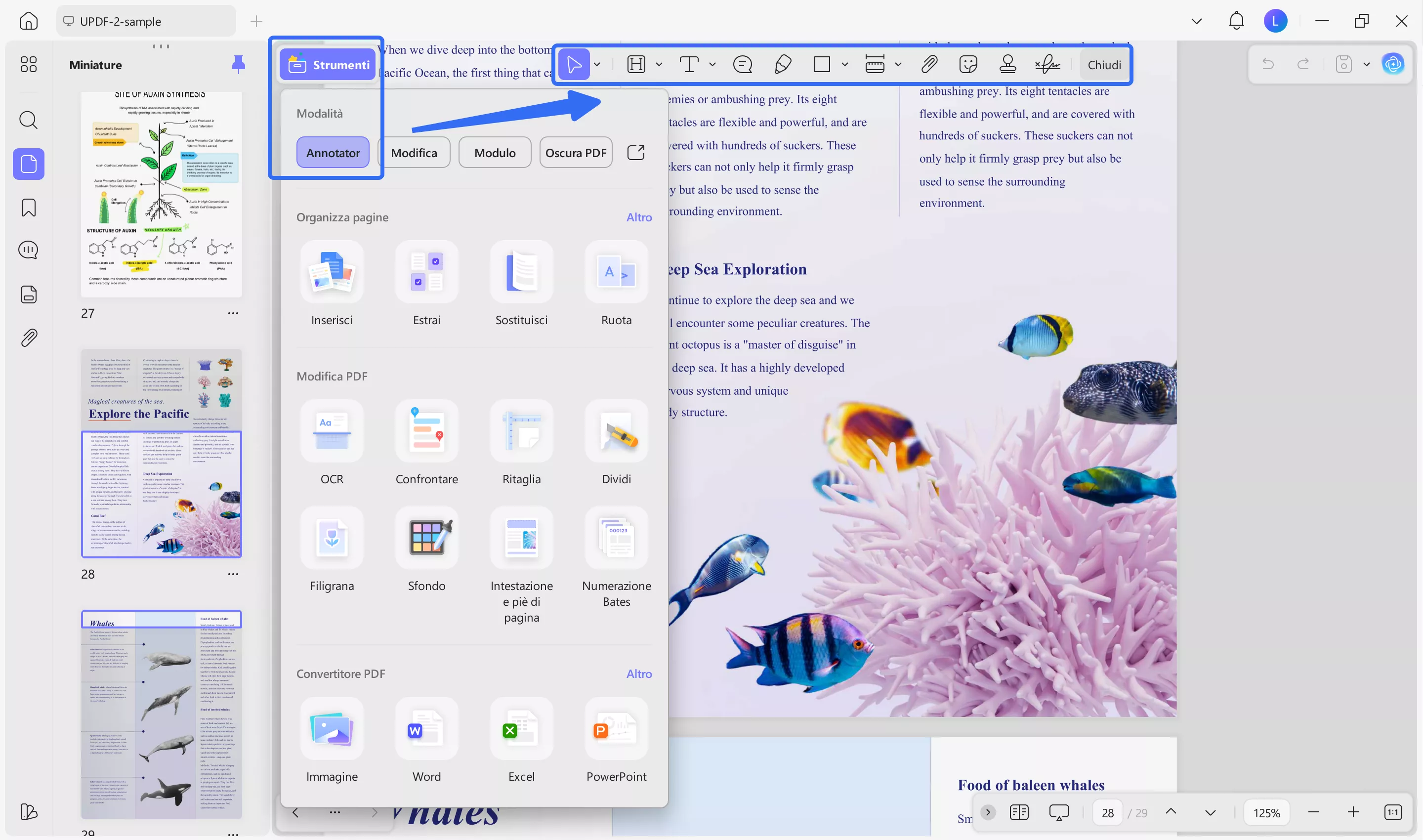 annotate ebook in updf