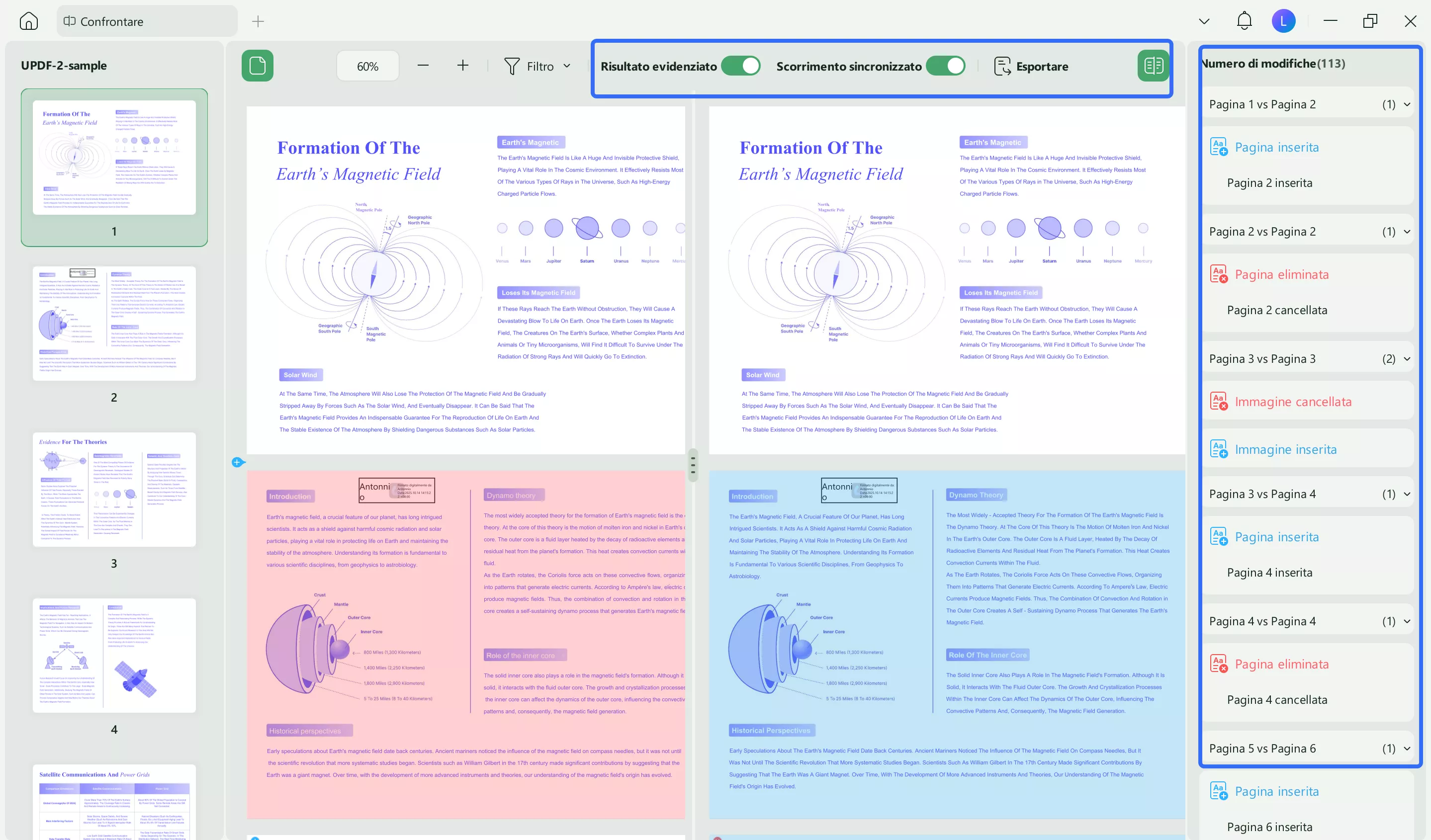 choose page range to compare updf windows 2