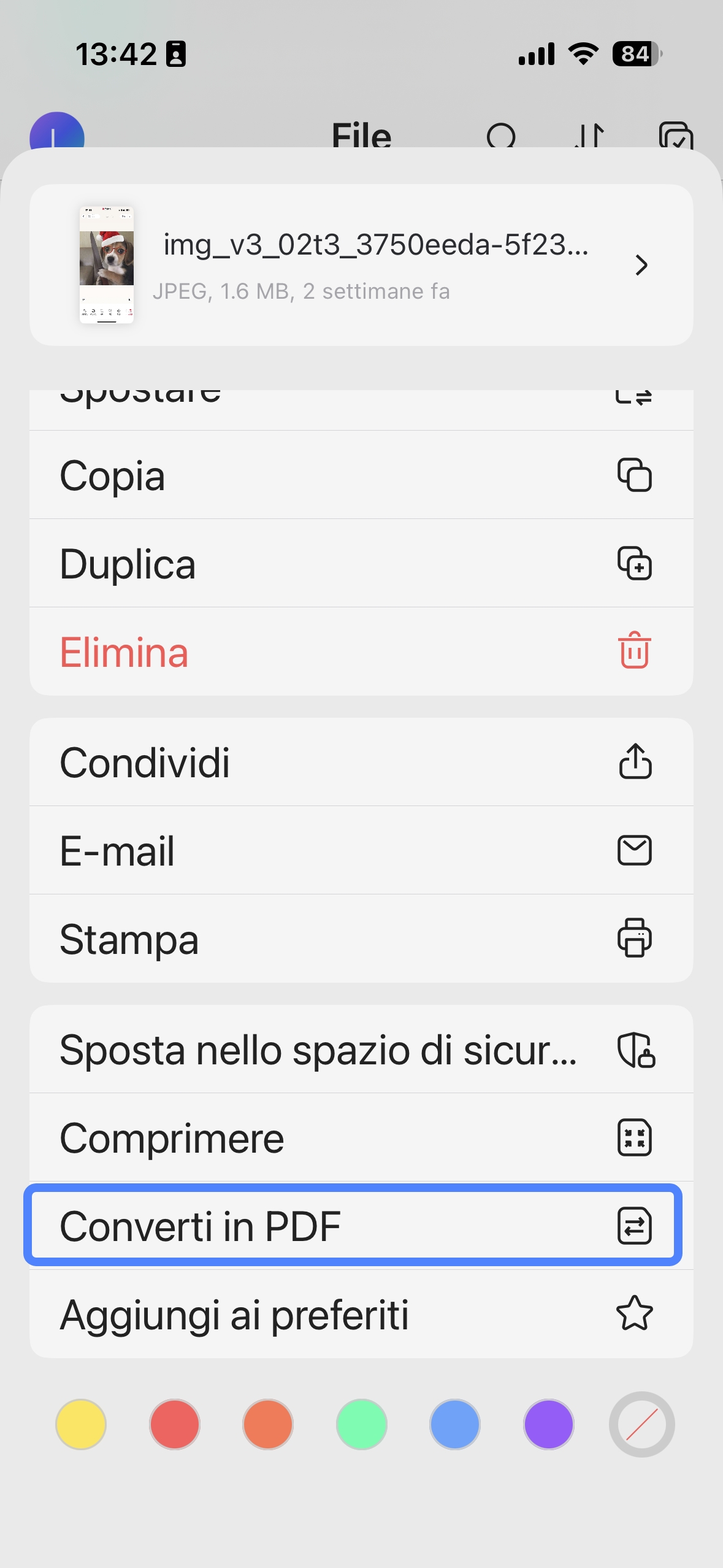 convert picture to PDF with UPDF on iOS