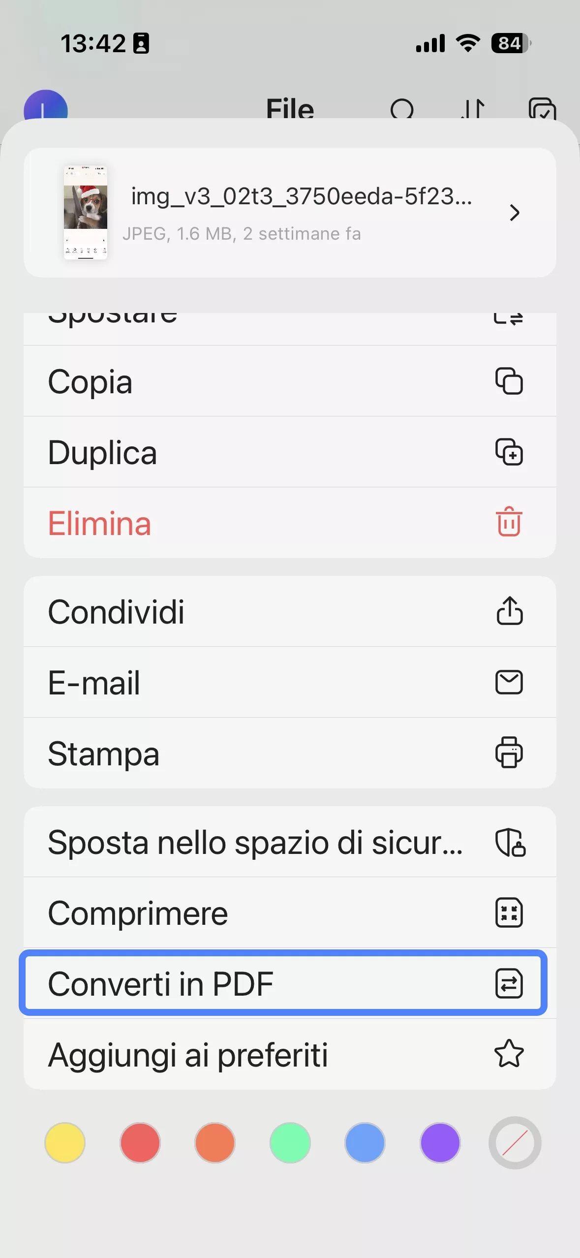 convert picture to PDF with UPDF on iOS