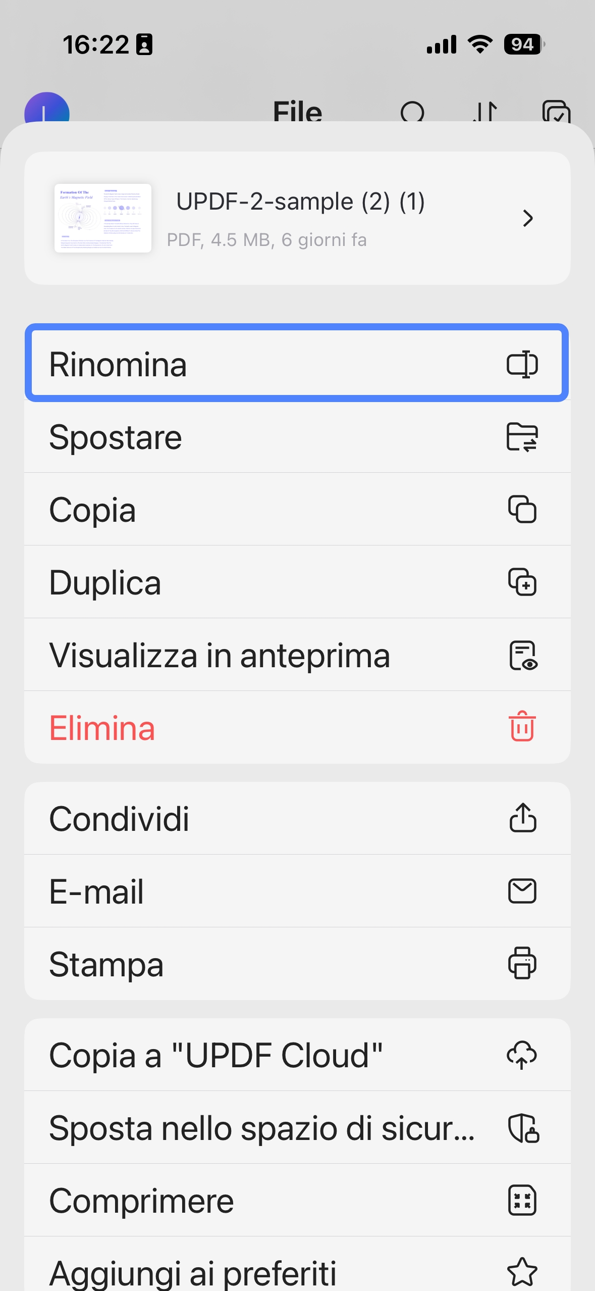 rename pdf  Rename PDFs on iOS.
