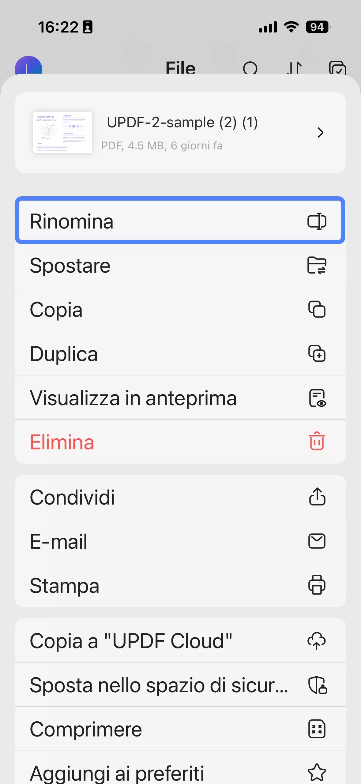 rename pdf  Rename PDFs on iOS.