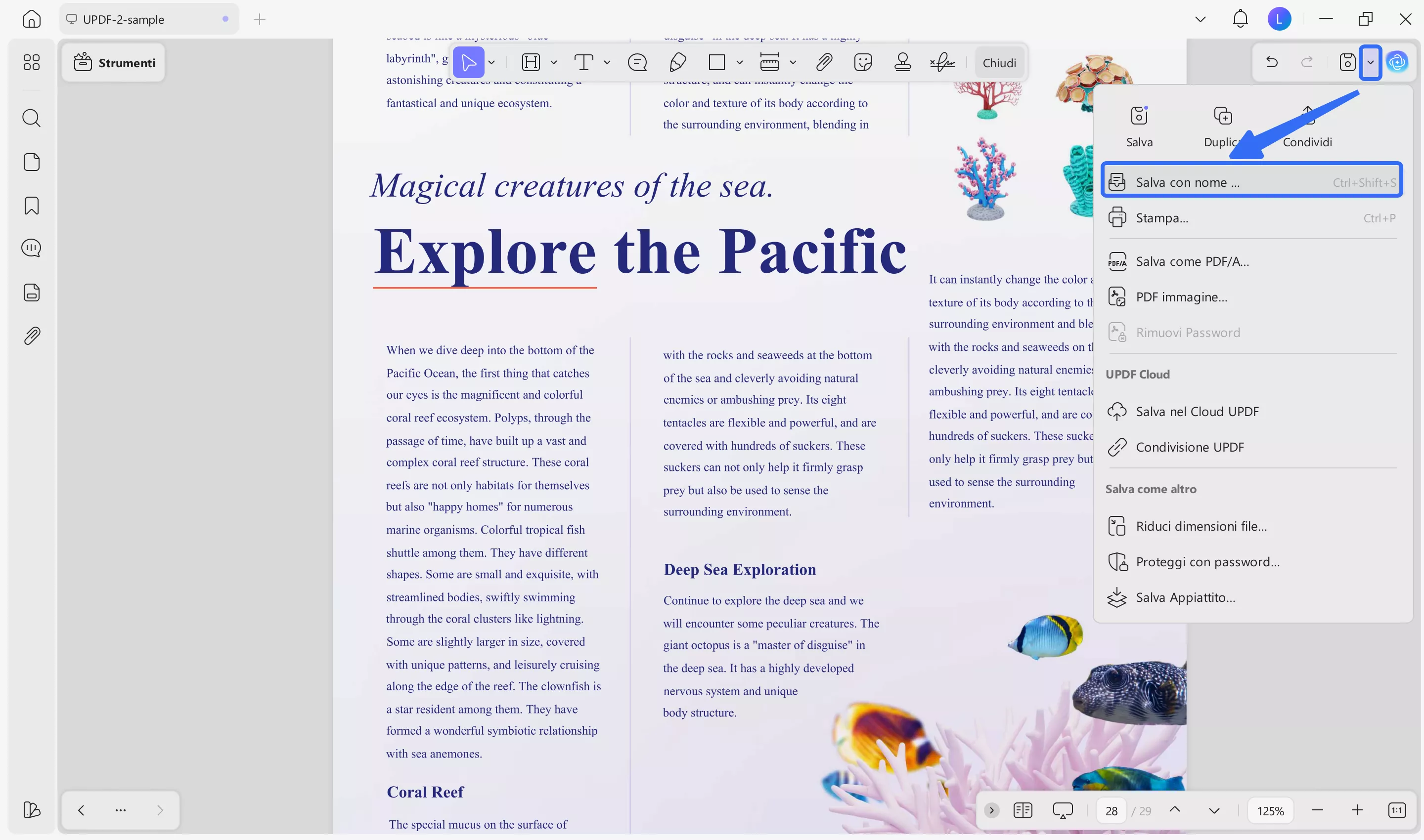 rename pdf Click Save as Other. 