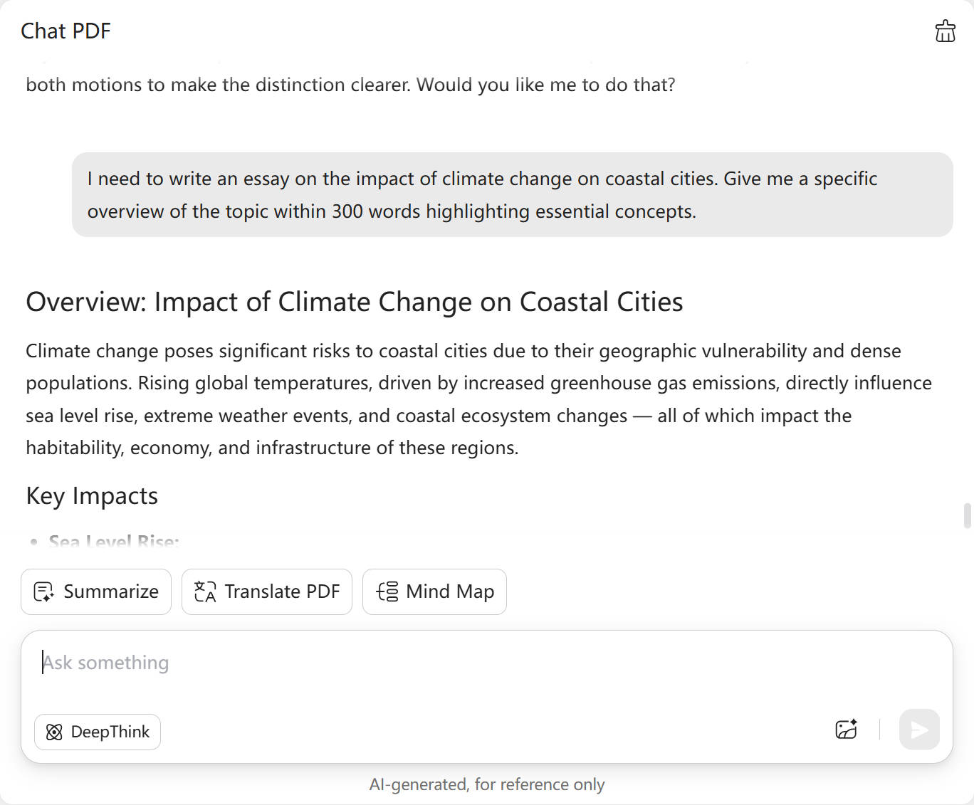 get the topic overview with UPDF's AI Assistant Online