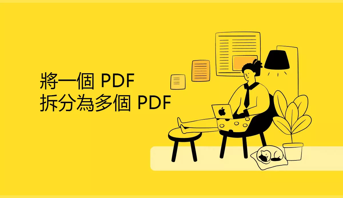 如何將一個 PDF 拆分為多個 PDF 文件？