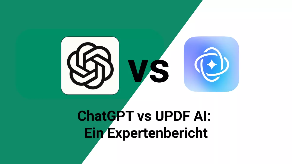 ChatGPT vs UPDF AI: Ein Expertenbericht