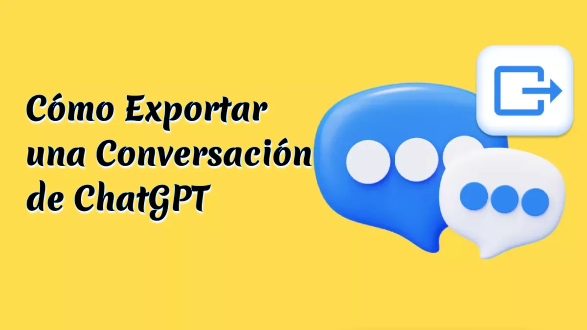 Cómo Exportar una Conversación de ChatGPT a HTML, PDF, Word y Excel