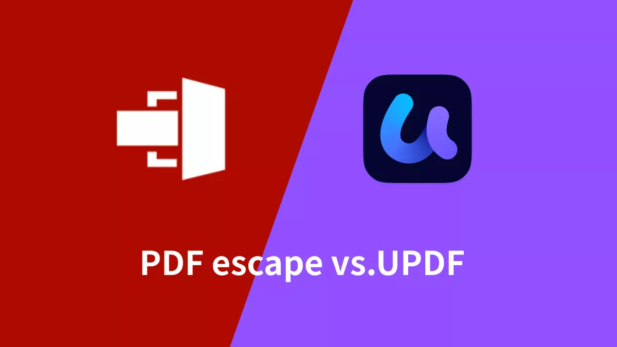 PDFescape vs. UPDF: Unterschiede und Vorteile