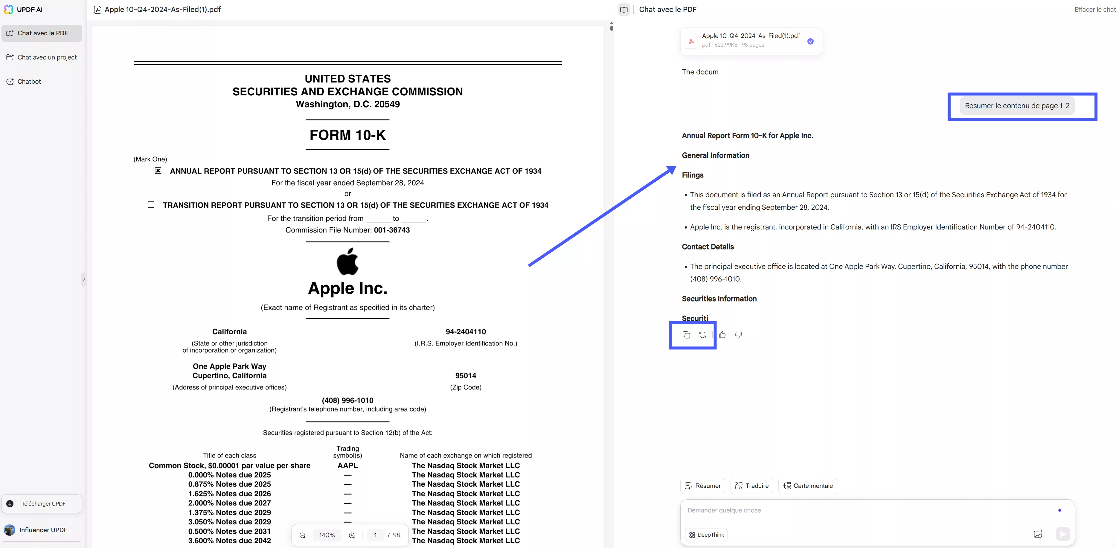 add prompt for results
