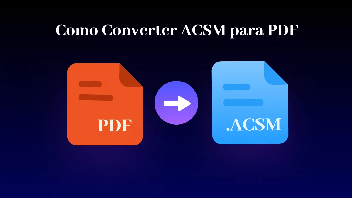 Como converter ACSM para PDF? (Passo a passo)