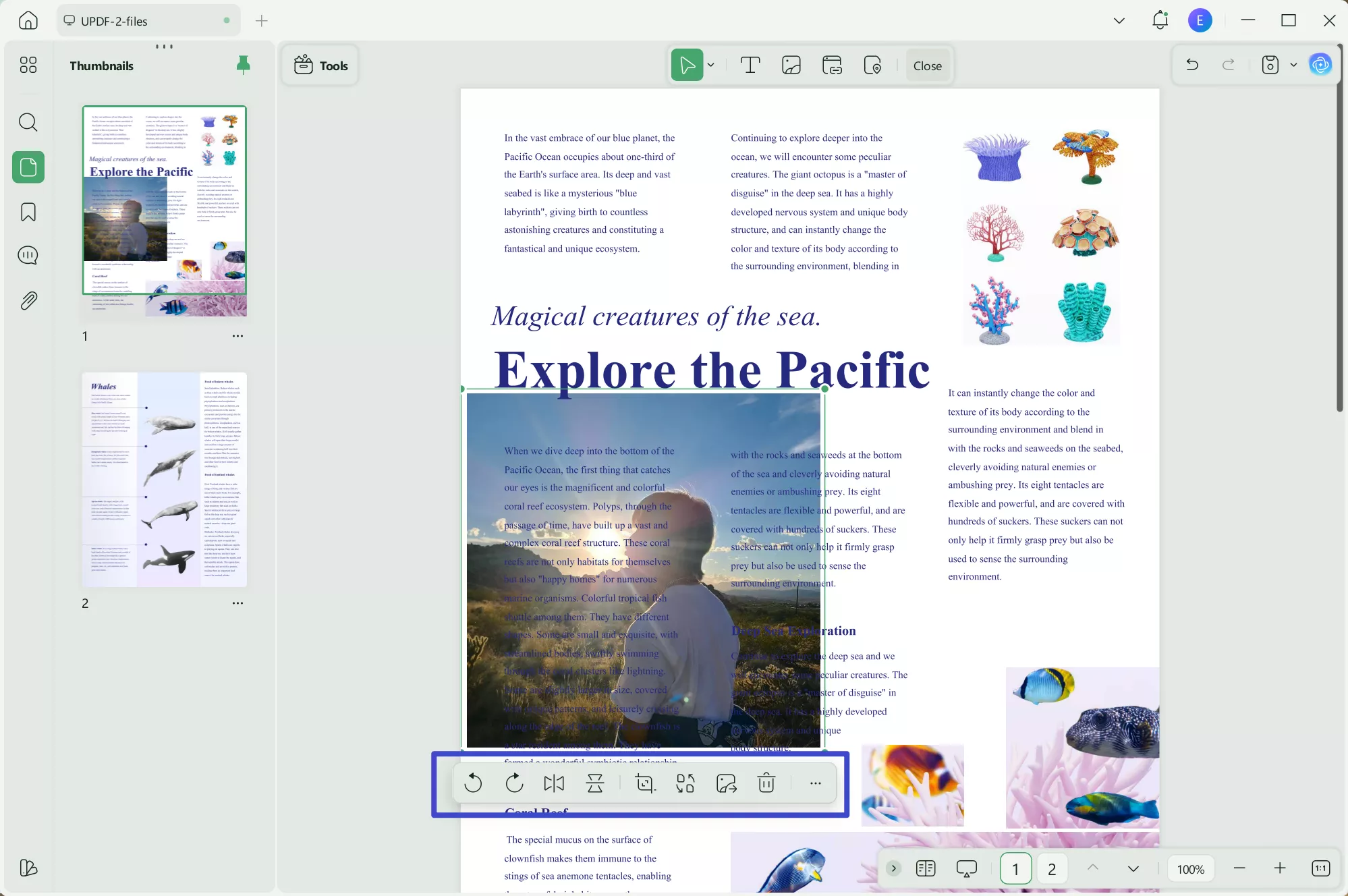 edit PDF image with UPDF