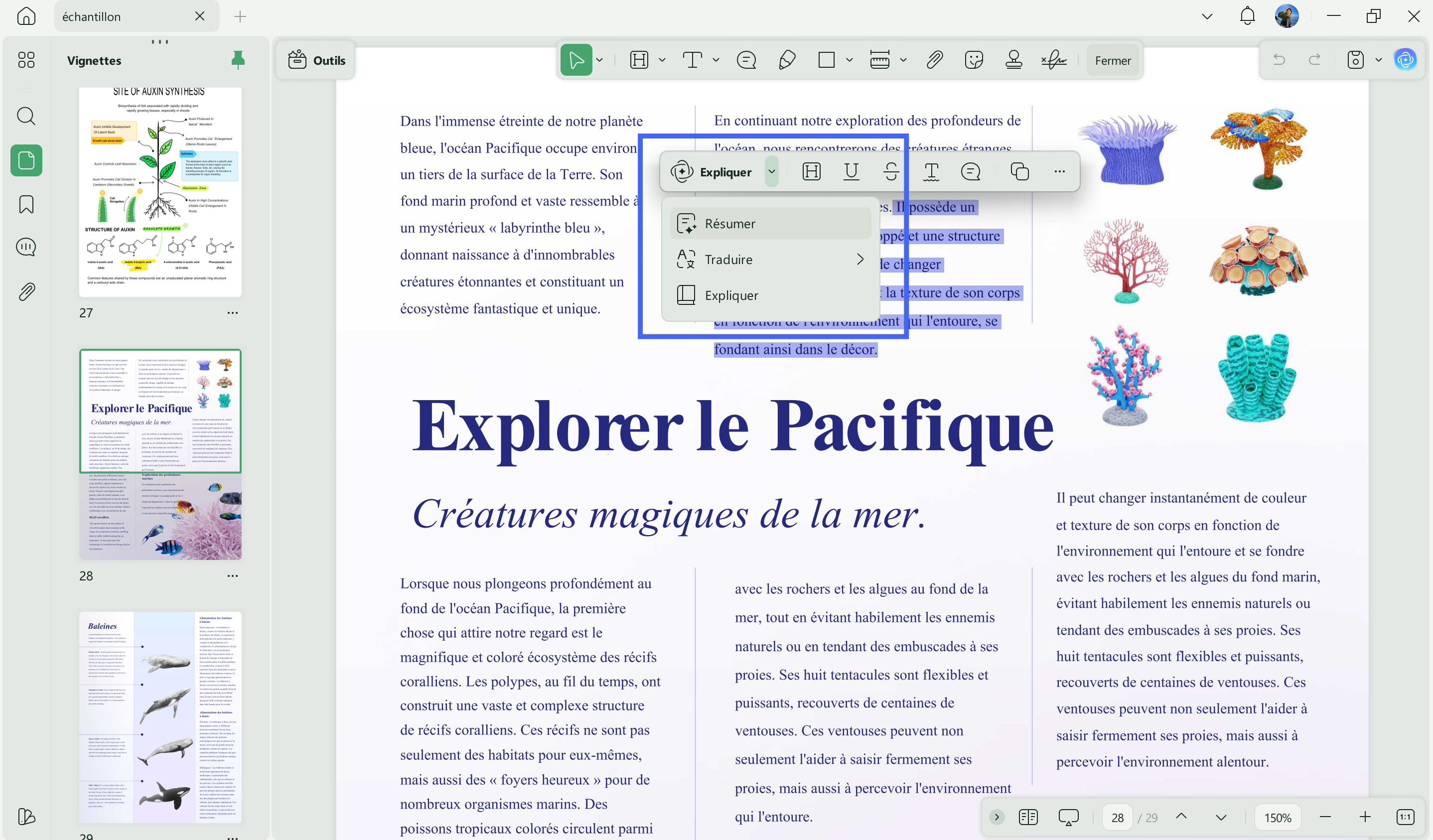 résumé de texte