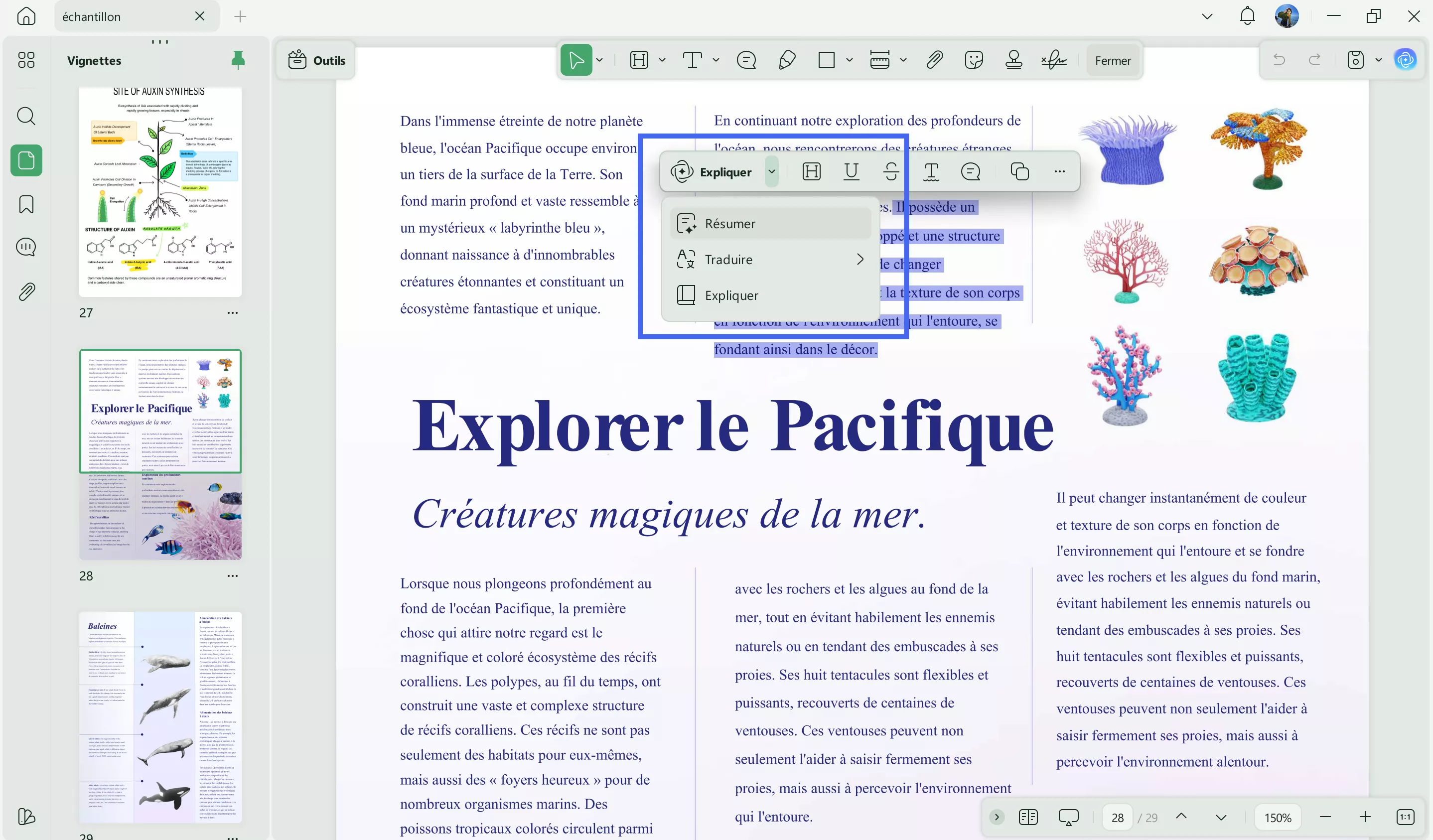 résumé de texte
