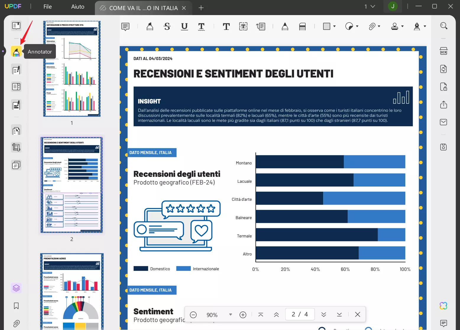 annotare PDF