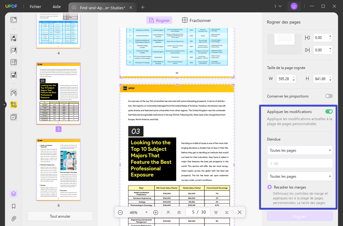 nettoyer pdf