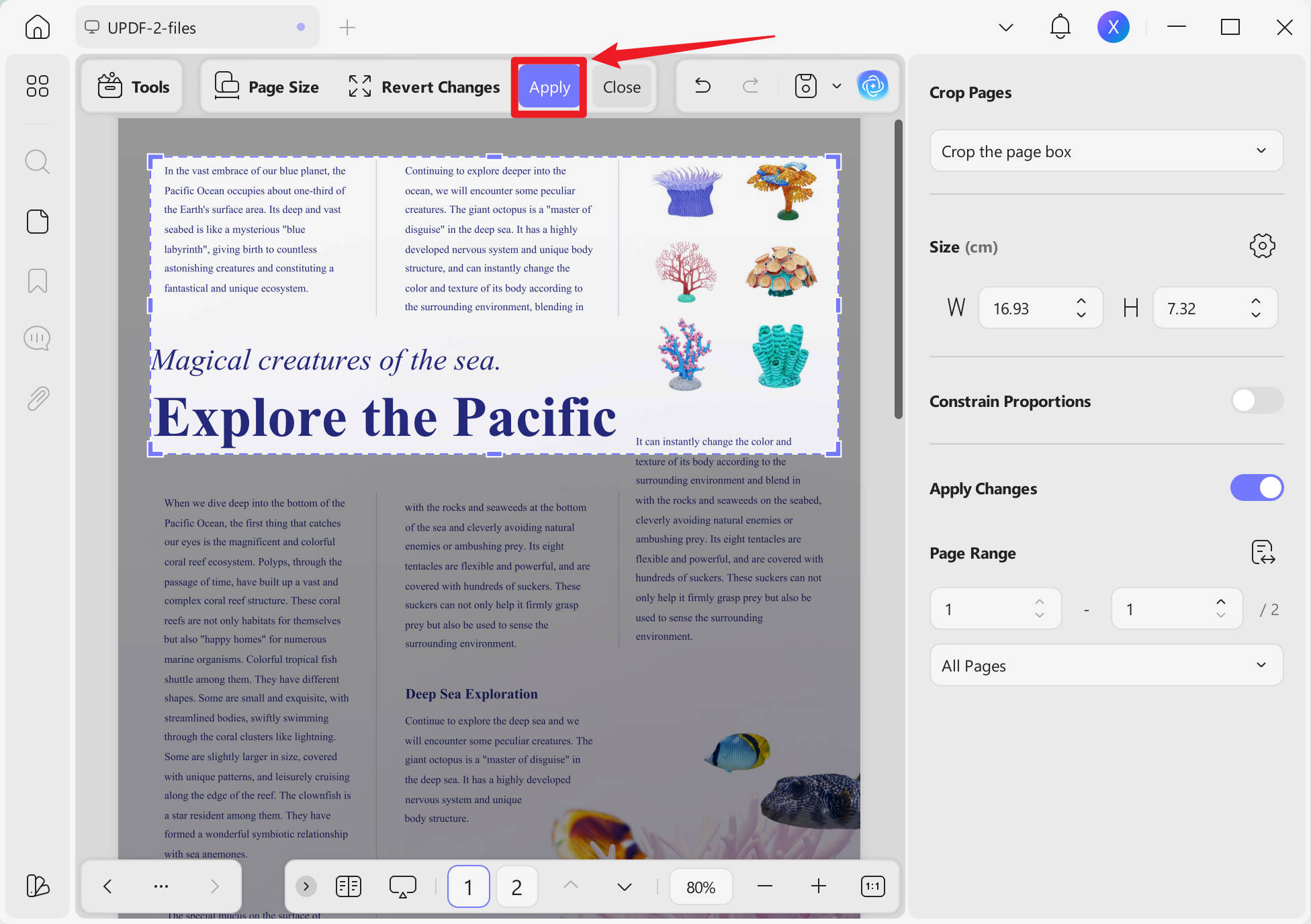 how to print a portion of a pdf crop a specific portion of pdf