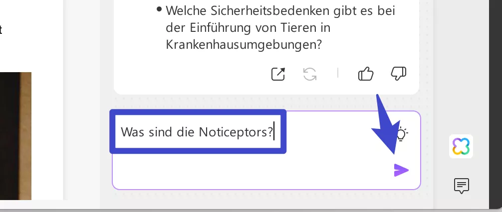 Chatten Sie online als PDF. Geben Sie Ihre Anfrage ein und klicken Sie auf das Senden-Symbol.