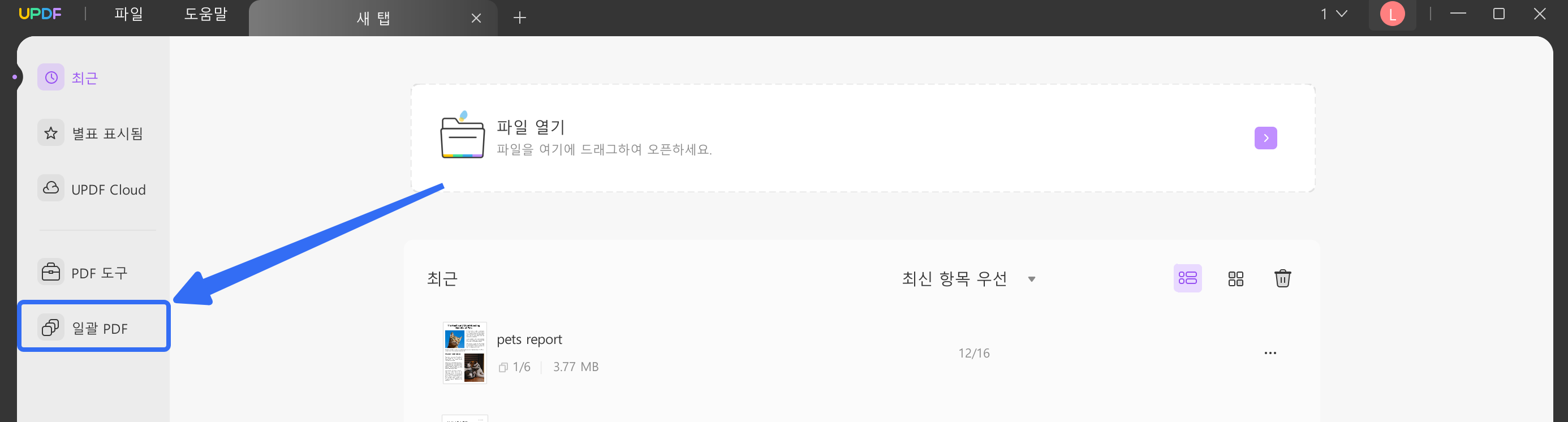 일괄 PDF