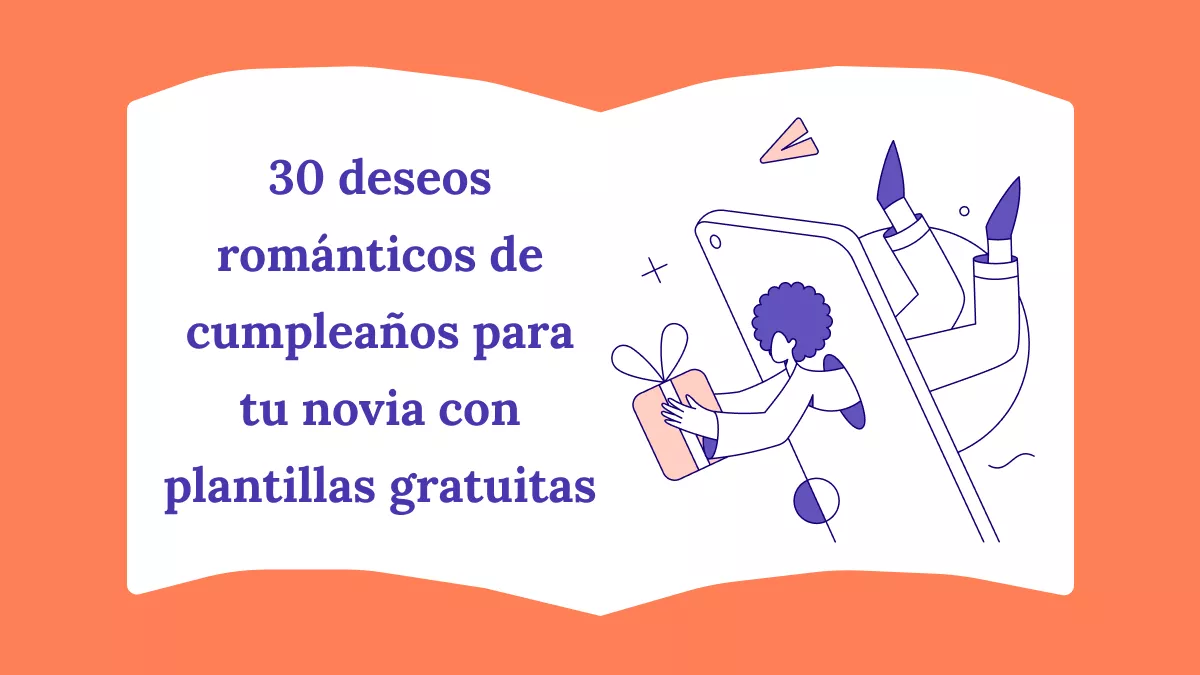 30 deseos de cumpleaños para una novia: ideas con plantillas románticas