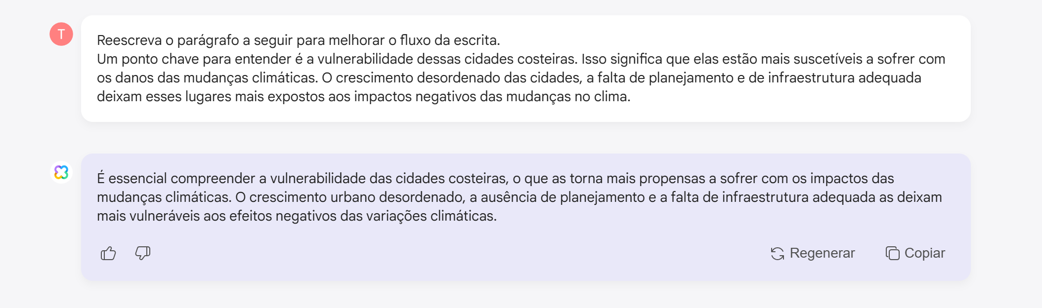 melhorar