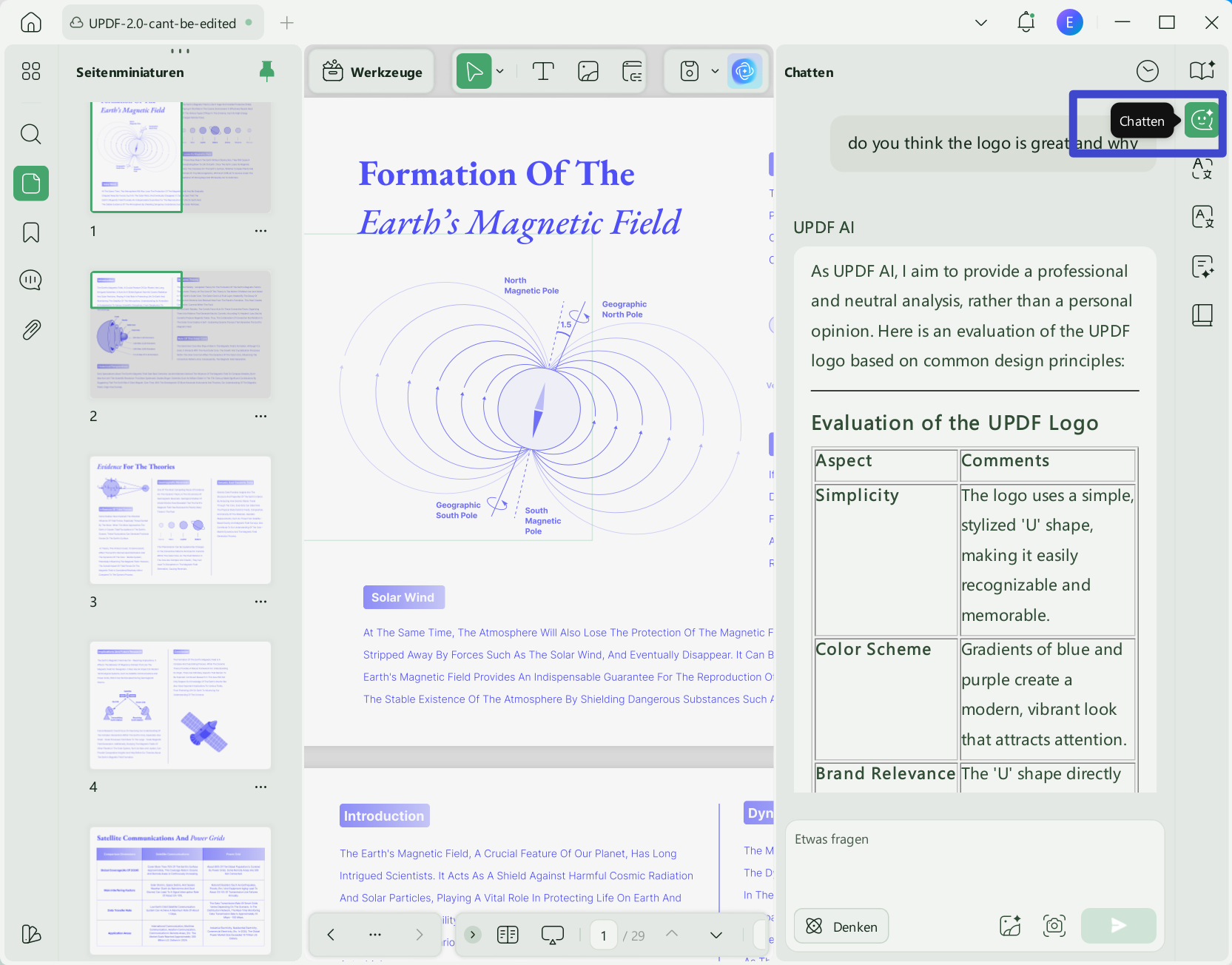 AskYourPDF vs UPDF AI Benutzerfreundlichkeit von AskYourPDF