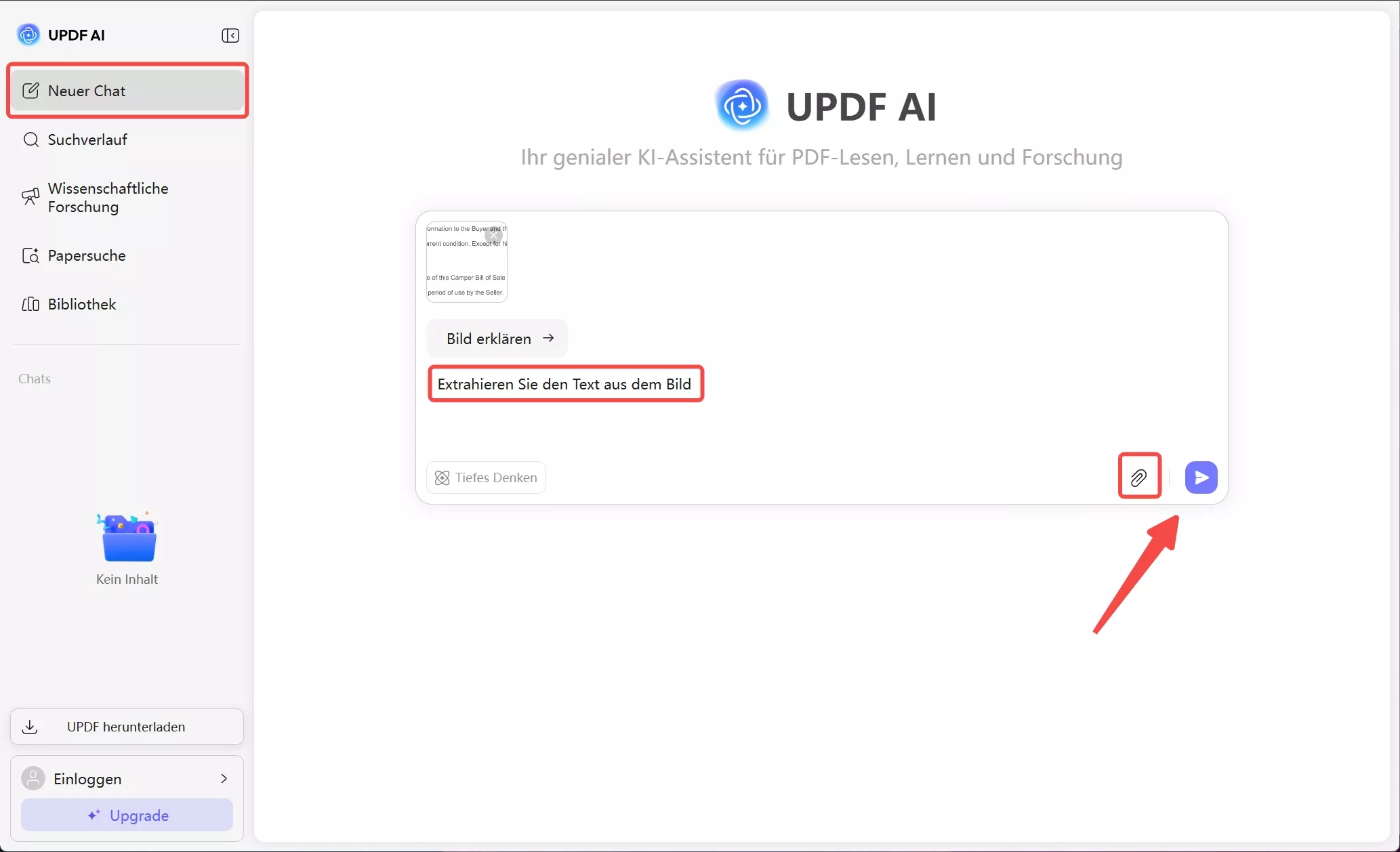 Text aus Bildern extrahieren