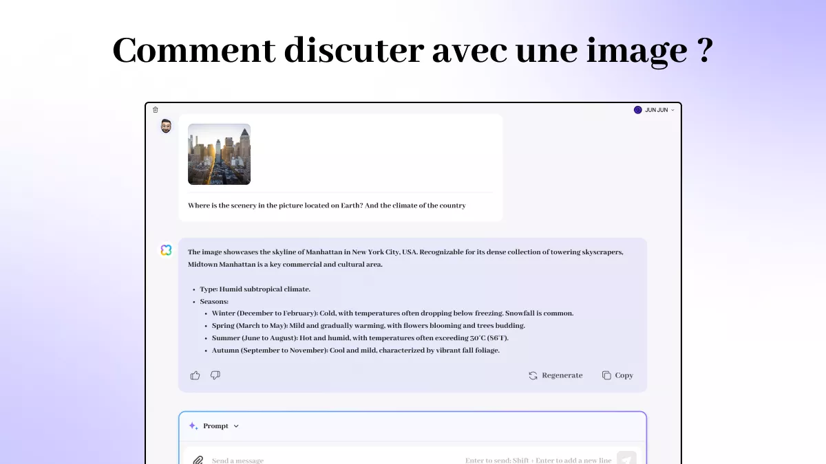 Comment discuter avec une image ? (étape par étape)