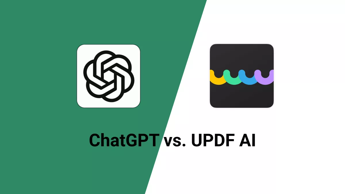 Confronto tra ChatGPT e UPDF AI